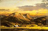 Thomas Kinkade Dusk In The Valley painting